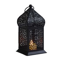 Dernière conception 2025 de bougeoir de style marocain lanterne découpée au laser conception de haute qualité lanterne à bougie décoration d'éclairage à la maison