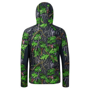 Sudadera con Capucha Personalizada para Hombre, Protección Solar UPF 50+, Impermeable, 100% Poliéster, Talla XL, Ligera, para Pesca al Aire Libre, Manga Larga con Orificios para los Pulgares - Product Image 3