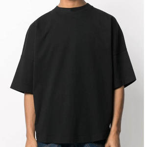 Camiseta extragrande de manga corta para hombre con logotipo personalizado Premium 100% algodón lavado para apariencia microfibra nueva ropa de calidad Premium - Product Image 5