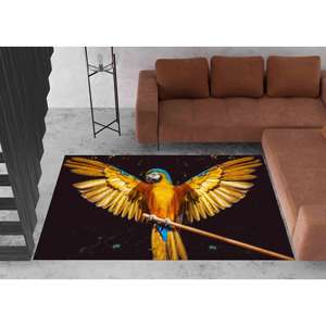 Alfombra Parrot Wings: Alfombra Moderna Personalizada con Estampado Animal, Alfombra Delgada No Tejida - Product Image 3