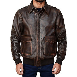 Chaquetas de Cuero para Hombre, Chaquetas Personalizadas para Hombre, Chaqueta de Cuero de Bombardero de Piel de Vaca para Hombre en Diferentes Estilos y Diseños - Product Image 4