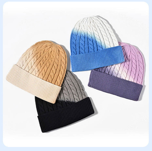 2025 câble tricot bonnet chapeaux Logo personnalisé hiver chapeau casquettes blanc bonnets hommes unisexe adultes tricot bonnet - Product Image 4