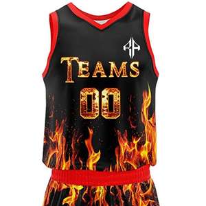 Nueva llegada personalizada Sublimación de baloncesto para hombres Premium Alta calidad 100% Material de poliéster Precios baratos para hombres - Product Image 4