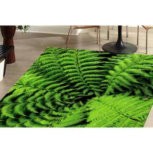 Tapis imprimé floral : motifs de pteridophytes et de fougères pour la porte d'entrée, avec tapis à poils doux - Product Image 4