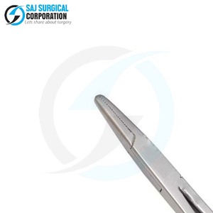 High Quality Manual Stainless Steel Needle <b>Holder</b> with Ratchet Design Durable Reusable for Secure Suturing General Surgical Use - Product Image 6