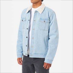 Chaquetas vaqueras altas para hombre de la mejor calidad de Street Pro, venta al por mayor, Chaquetas vaqueras de otoño Premium de manga larga con bajo pedido - Product Image 3