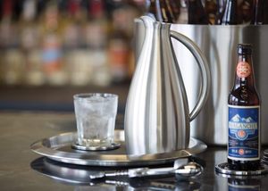 Premium Quality Hospitality Stainless Steel Round <b>Tray</b> Bar Serving Tin <b>Trays</b> for Beverages Appetizers Starters <b>Drinks</b> Snacks - Product Image 3