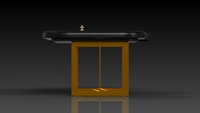 Table De Roulette De Casino en bois, entièrement personnalisable, haute qualité, différentes roues disponibles