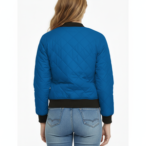 Chaqueta Bomber de Invierno para Mujer, Estilo Nuevo, Última Moda, Transpirable, de Buena Calidad, con Logotipo Personalizado, Colores Personalizados y Estilo Casual - Product Image 5