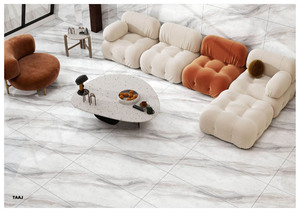 Carreaux muraux en porcelaine design 600x1200mm, motif de grès élégant, revêtement de sol intérieur durable et luxueux - Product Image 2