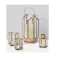 Luxueux marocain fait à la main en métal lanterne jardin de noël suspendu bougeoir pour mariage maison fête décor impression personnalisable