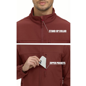 Chaquetas de exterior Softshell ligeras para hombre, impermeables, a prueba de viento, cálidas para senderismo, Camping, deportes o ropa informal - Product Image 6