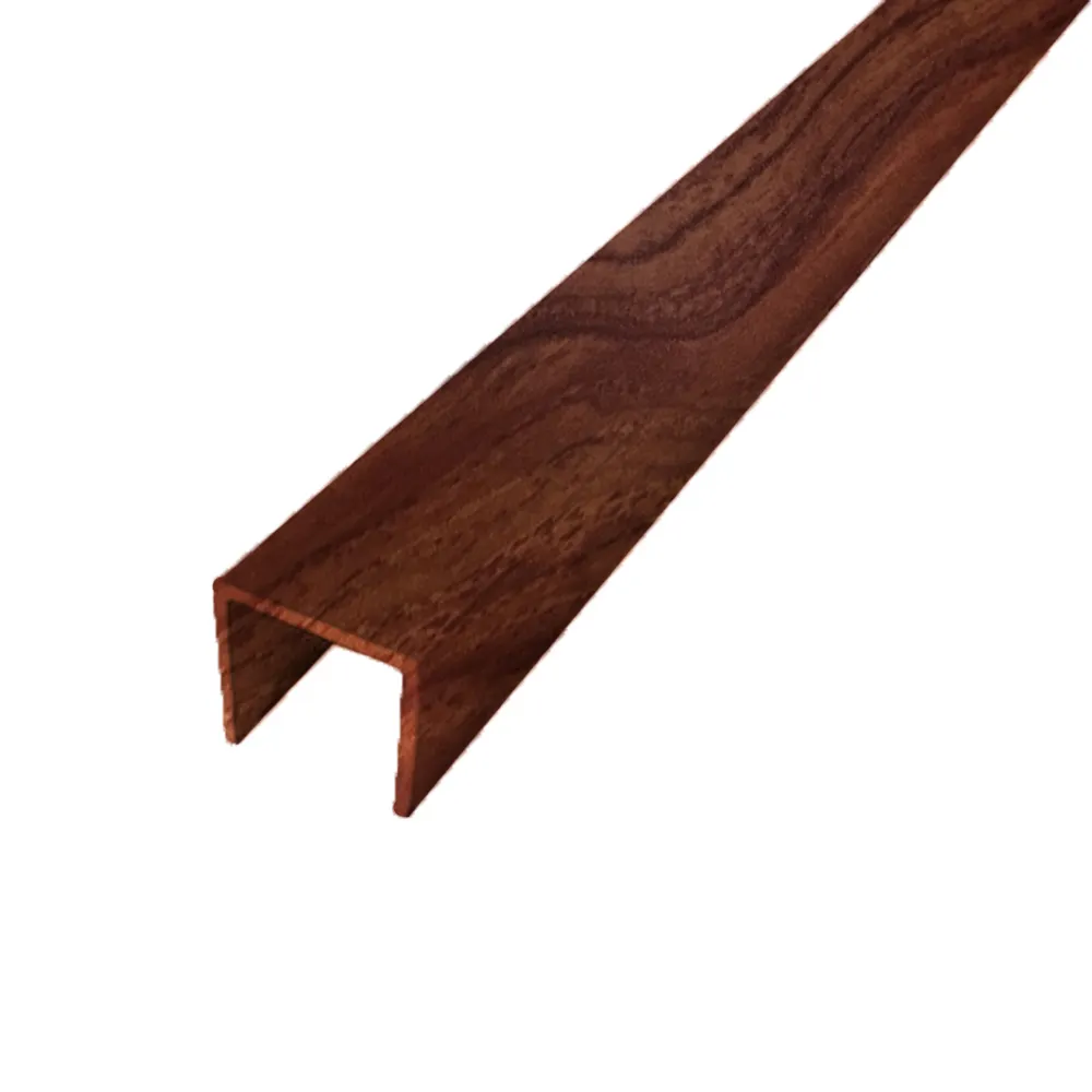 Garniture en aluminium en forme de V en U profilés d'angle protecteur d'angle gain de bois Traitement de surface