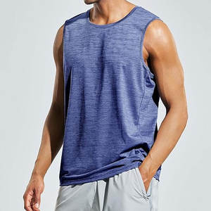 Débardeurs de course sans manches côtelés personnalisés OEM Gilet serré pour homme Sport Gym Fitness Muscle Men Débardeur côtelé - Product Image 4