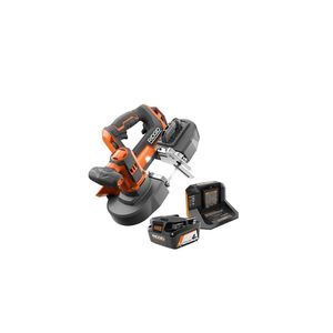 Kit de scie à ruban sans fil compacte 18V, batterie 4.0 Ah et chargeur, scie électrique portable pour métal et bois, bricolage et qualité industrielle - Product Image 6
