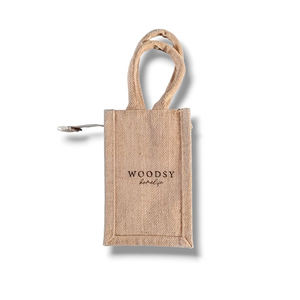 Sac de jute imprimé durable avec poignée souple idéal pour les cadeaux, usage quotidien, sac écologique et réutilisable - Product Image 1