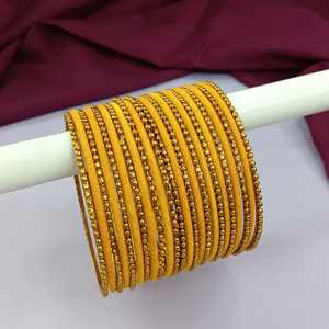 Boho Oxidised Indian Jewelry Velvet Bangles Set <b>Bracelets</b> Jewelry <b>for</b> <b>Women</b> Girls (Set of 26) - Product Image 2