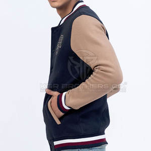 Chaqueta universitaria moderna para hombre, prendas de vestir exteriores con estilo Letterman para ropa de equipo universitario, chaqueta universitaria de estilo informal y deportivo para hombre - Product Image 3