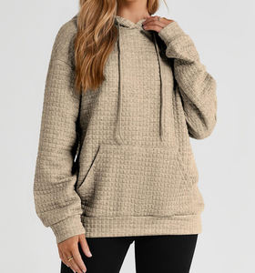 เสื้อฮู้ดผู้หญิงไซส์ใหญ่พิเศษแขนยาวแฟชั่น - Product Image 1