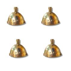 Campana de vaca de latón rústico vintage con tono rico y profundo para decoración de Bodas de uso agrícola y colgante de pared para el hogar con temática antigua - Product Image 3