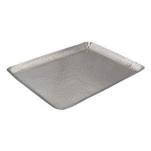 Bandeja transparente Rectangular con logotipo personalizado, bandeja de metal con mango para Hotel, restaurante, servicio de decoración del hogar - Product Image 2