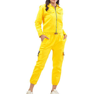 Top Grossiste Personnalisé Femmes Casual Solide Polaire Survêtement 100% Coton À Capuche Taille Élastique Premium - Product Image 1