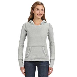 Sweat à capuche vintage pour femme, col rond, délavé à l'acide, 100 % coton molletonné, personnalisable avec votre marque, respirant, écologique, coupe classique - Product Image 5