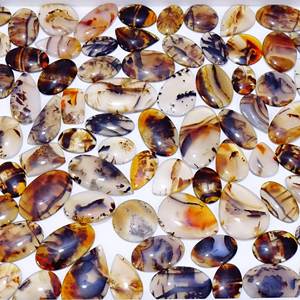 Cabujón de ágata de Montana natural, lote de piedras preciosas sueltas, cabujón, lote al por mayor, joyería de piedras preciosas sueltas, producto a granel - Product Image 5