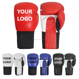 Guantes de Boxeo de Cuero Genuino Premium, Transpirables y Sostenibles, con Soporte Completo para la Muñeca, Personalización de Marca - Product Image 1