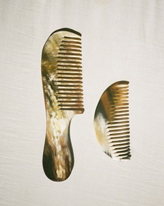 หวีฮอร์นธรรมชาติหวี100% ทำมือหวีเขาควายธรรมชาติขนแปรงนวดและดูแลเส้นผม - Product Image 2