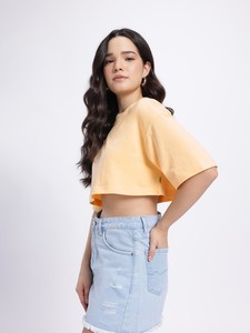 2025 nouvelle mode femmes à manches longues haut court solide t-shirts pour femmes et vêtements décontractés été mode vêtements confortable - Product Image 6