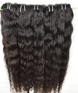 Extensions de cheveux humains indiens 100% non traités, Bodywave, produit de qualité, extensions vierges Remy, tissage profond pas cher, aspect naturel, en vente - Product Image 2