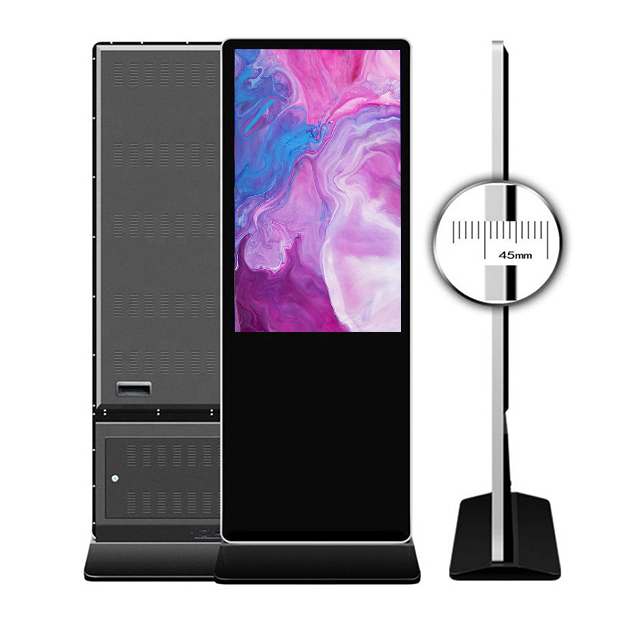 43" 49" 50" 55" Standing Floor Advertising Display Menu Stand Touch Screen Monitor Displays Android 1k 2k 4K Digital Signage