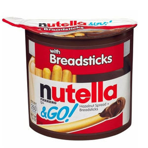 Precio al por mayor de Nutella y paquetes de aperitivos Go Snack, crema de chocolate y avellanas con palitos de pan, ventas de fábrica - Product Image 3