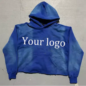 Custom <b>Black</b> <b>Fleece</b> Pullover Hoodie Regular Fit 100% Cotton Winter Regular Length Quick Dry Acid Wash <b>Men</b> - Product Image 3