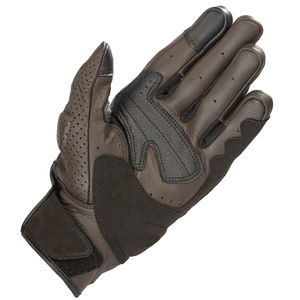Gants de moto courts pour hommes personnalisés en gros Gants de moto de protection en cuir véritable Fonction écran tactile et poignées - Product Image 5