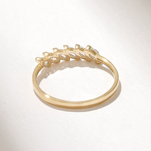 แหวนเพชรโมอิสตัดทรงโค้ง14K 18K 10K แหวนสัญญาจากผู้ผลิตอินเดียแหวนแฟชั่นที่ดีที่สุดเท่าที่เคยมีมา - Product Image 3