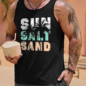 เสื้อกล้ามสำหรับผู้ชายทรงโอเวอร์ไซส์ระบายอากาศได้ดีดีไซน์ล่าสุด - Product Image 3