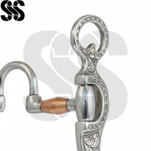 Bridons de cheval en acier inoxydable de style espagnol et western, robustes, confortables pour l'usage quotidien, résistants à la rouille, écologiques, meilleur fournisseur OEM ODM - Product Image 6