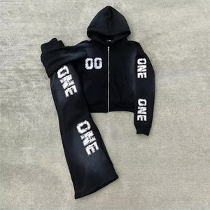 ชุดวิ่งสำหรับผู้ชายชุดออกกำลังกายผ้าฝ้าย100% พิมพ์ลายน้ำหนักเบา - Product Image 4