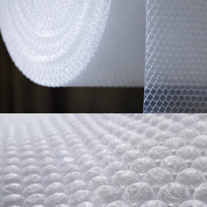 <b>Bubble</b> <b>Wrap</b> White <b>Bubble</b> Cushioning Film <b>Roll</b> PE Protective Packaging <b>Wrap</b> for Shipping and Moving - Product Image 1