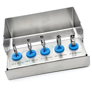 Kit de perforación de tejido para implantes dentales eléctricos premium, 5 piezas, acero quirúrgico inoxidable, certificado CE, 1 año de garantía, oral - Product Image 4