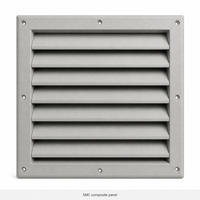 Panneau de ventilation composite SMC, système de stockage d'aliments, volet d'extraction pour tour d'alimentation, ferme avicole, bâtiment d'élevage