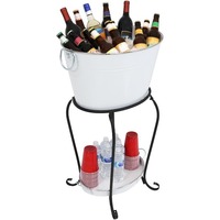 Seau en fer vintage de qualité supérieure grande capacité vin bière whisky boissons seau refroidisseur barre accessoires seau à champagne