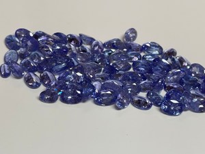 100% tanzanite naturelle à facettes 6-4mm 2 pièces coupe rare tanzanite belle fabrication de pierres précieuses en vrac tanzanite Lot pierre fantaisie - Product Image 4