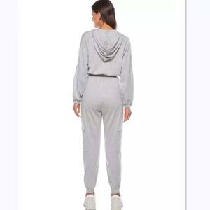 Chándales para mujer, recién llegados, ropa para correr, elegante conjunto de pantalones de 2 piezas para Fitness y ropa de invierno, chándales de algodón 2026 - Product Image 6