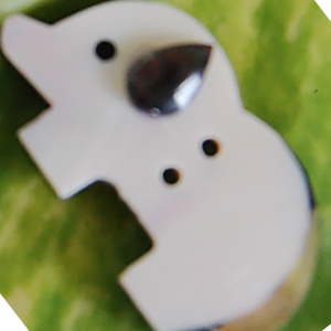 Artesanía con Botones de Concha, Joyería de Concha Pulida, Botones de Concha con Motivo de Elefante, Elegante Diseño Animal - Product Image 2