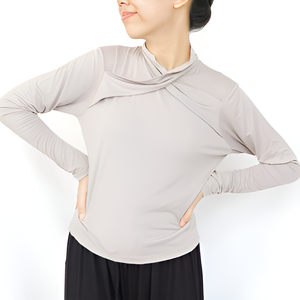 Rachelle Womenswear Blusa básica de poliéster Suave de alta calidad Estilo informal Regular Manga larga Transpirable Sólido Cómodo Mano - Product Image 1