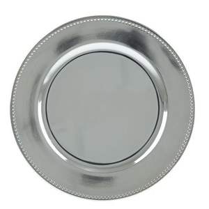 Placa de cargador de metal de acero duradero de peso pesado para restaurante, banquete, boda, fiesta, catering, mesa de cena, uso - Product Image 5