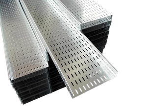Bandeja de Cables de Acero Perforada Personalizable HongFeng HF, Acabado Galvanizado en Caliente, Pintura Anticorrosiva, Alta Capacidad - Product Image 3